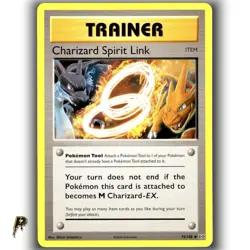 Pokemon XY Evolutions Charizard Spirit Link 75/108 Non Holo Uncommon Card NM - Image 1