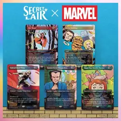 PRESALE Foil Edition MTG Secret Lair x Marvel Chaos Drop: Spinner Rack Specials - Image 1