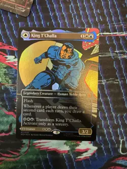 MTG King T'Challa / Marvel Comics Black Panther (0399) Marvel Super Heroes Foil - Image 1