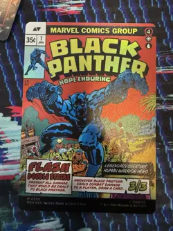 MTG King T'Challa / Marvel Comics Black Panther (0399) Marvel Super Heroes Foil - Image 2