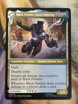 King T'Challa - Black Panther #0219 MTG Marvel Super Heroes Regular - NM 🔥 - Image 2