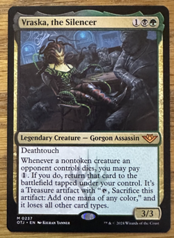 MTG Outlaws of Thunder Junction, Vraska, the Silencer - Image 1