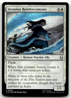 Invasion Reinforcements #24 (Foil) (NM) Avatar: The Last Airbender TLA Magic MTG - Image 1