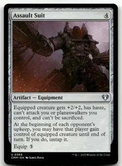 Assault Suit #369 (NM) Commander Masters CMM Magic MTG - Image 1