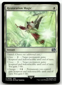 Restoration Magic #30 (Foil) (NM) Final Fantasy FIN Magic MTG - Image 1