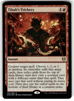 Tibalt's Trickery Kaldheim Foil MTG NM - Image 1
