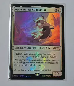 Appa, Aang's Companion Promo Foil P 0002 Avatar Last Airbender MTG - Image 1