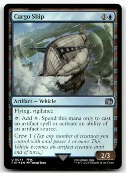 Cargo Ship #47 (Foil) (NM) Final Fantasy FIN Magic MTG - Image 1