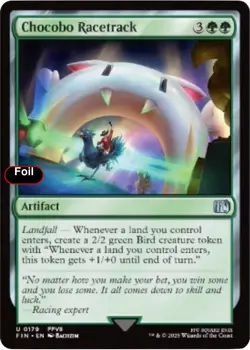 Foil Chocobo Racetrack - 179 - NM - FINAL FANTASY - Image 1