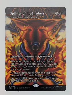 MTG - Splinter of the Shadows - PZA - M - Borderless - 6 - Image 1