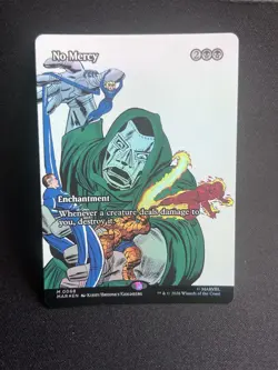MTG No Mercy (Borderless Foil) M 0068 Marvel Universe Eternal-Legal - Image 1