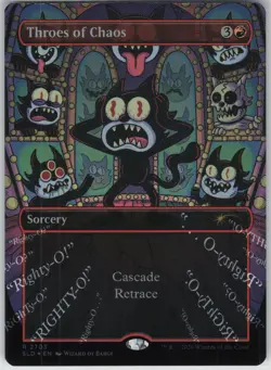 Throes of Chaos Foil Secret Lair Drop Series 2703 NM R - Image 1