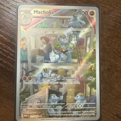 Machoke 177/165 Scarlet & Violet 151 Illustration Rare Pokemon TCG NM - Image 1
