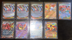 Pokemon TCG Nine Card Mixed EX Lot Chaos Rising Perfect Order Ascended Heroes - Image 1
