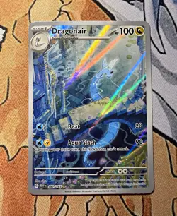Pokemon TCG Dragonair Illustration Rare Holo SV 151 181/165 - Image 1