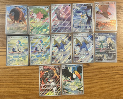Pokemon Full Art Illustration Rare Lot Destined Houndoom Roserade Shaymin - Image 1