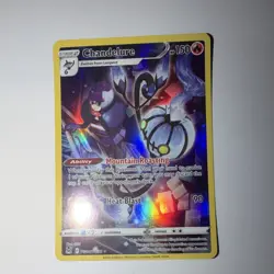 The Pokemon Company Chandelure Ultra Rare Holo TG04/TG30 150HP Lost Origin Trai… - Image 1