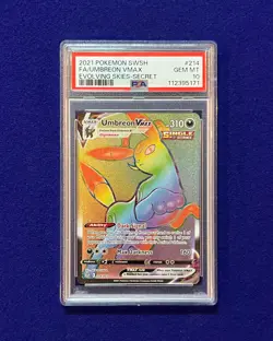 PSA 10 Umbreon VMAX #214 Evolving Skies 2021 Pokemon GEM MINT - Image 1