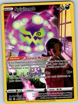 Spiritomb TG09/TG30 Holo Lost Origin Trainer Gallery Pokemon NM - Image 1