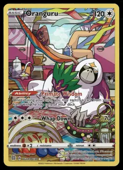 Oranguru Ultra Rare SWSH09: Brilliant Stars Trainer Gallery TG12/TG30 NM Pokemon - Image 1