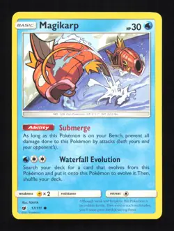 Pokemon Magikarp 17/111 Common Crimson Invasion Near Mint - Image 1