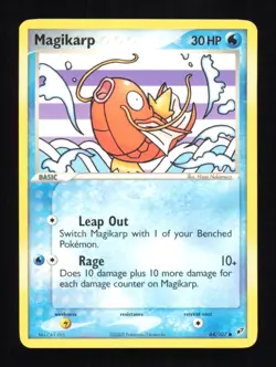 Pokemon Magikarp 64/107 Common Deoxys Lightly Played-Ink Dot! - Image 1