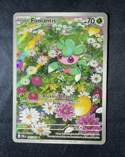 Pokemon TCG Fomantis 085/084 PBL Illustration Rare Holo 70 HP English 2026 - Image 1