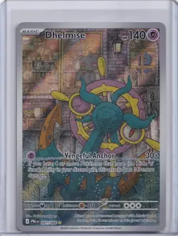 Dhelmise 091/084 Pitch Black Illustration Rare Holo Eng NM - Image 1