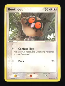 Pokemon Hoothoot 59/115 Common Unseen Forces Lightly Played-Mark- - Image 1