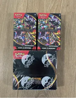 Pokemon TCG 1x Pitch Black Booster Display Box & 2x Pitch Black Booster Bundles - Image 1