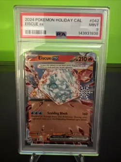2023 POKEMON OBF EN-OBSIDIAN FLAMES #042 EISCUE EX PSA 9 - Image 1