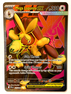 Mega Lopunny ex 115/094 Phantasmal Flames Ultra Rare Holo Pokemon TCG - Image 1