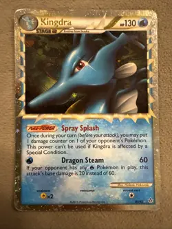 Pokemon TCG Kingdra (Prime) HS&SS Unleashed 85/95 - Image 1