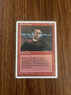 MTG Power Surge Alpha 1995 Rare Unlimited English - Image 1