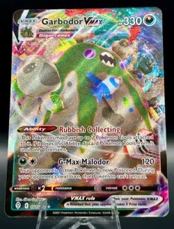 Garbodor VMAX SWSH07: Evolving Skies 101/203 Holo Ultra Rare Pokemon Near Mint - Image 1