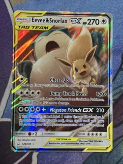 Pokemon 2019 SM - Team Up: Eevee & Snorlax GX (120/181) LP - Image 1