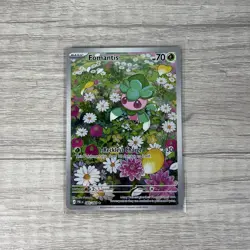 Fomantis 085/084 Illustration Rare Pitch Black Pokemon Holo Near Mint - Image 1