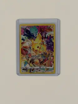 Pokemon TCG 2023 Pikachu ( Secret) 160/159 Secret Rare Crown Zenith Holofoil - Image 3