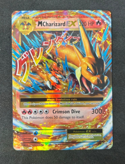 2016 POKEMON XY EVOLUTIONS 13/108 M CHARIZARD EX - LP - Image 1