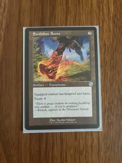 MTG Swiftfoot Boots Strixhaven 58 Artifact Equipment English - Image 1