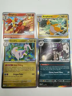Pokemon Chaos Rising Staff Prerelease Promo Set Of 4 - Image 1