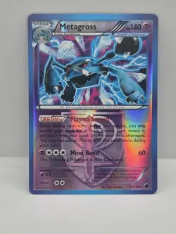 Metagross 52/116 Holo Rare Plasma Freeze Pokemon Reverse Holo - Image 3