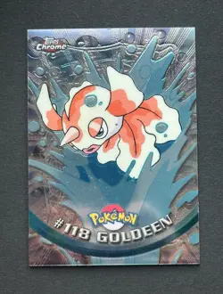 Topps Chrome TV Animation Edition Goldeen #118 Chrome Foil LP - Image 1