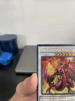 Konami Yu-Gi-Oh! TCG The Crimson King BLZD-EN036 1st Secret Foil EN - Image 4