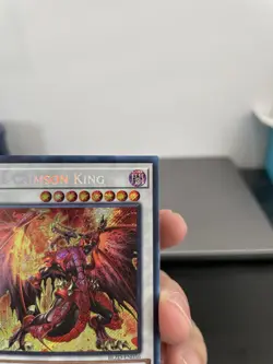 Konami Yu-Gi-Oh! TCG The Crimson King BLZD-EN036 1st Secret Foil EN - Image 5