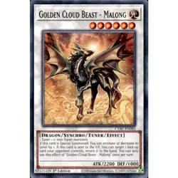 Golden Cloud Beast - Malong CYAC-EN082 Yu-Gi-Oh! Card Common 1st Edition - Image 1