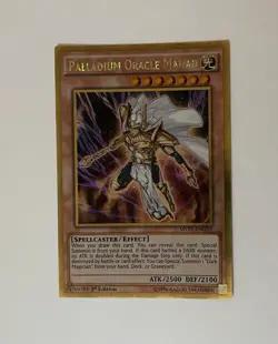 Yu-Gi-Oh! Palladium Oracle Mahad 1st Ed - Gold Secret Rare Holofoil - MVP1-EN053 - Image 1