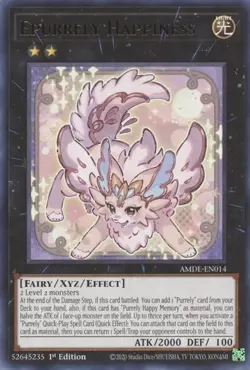 1x Epurrely Happiness - 1st Edition NM Eng YuGiOh - Amazing Defenders - Image 1
