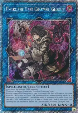 Yugioh! Dharc the Dark Charmer, Gloomy - RA03-EN048 - Platinum Secret Rare - 1st - Image 1