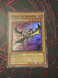 Yu-Gi-Oh! Curse Of Dragon, Super Rare, LOB-066 yugioh - Image 1